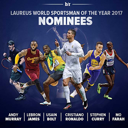Ronaldo - Murray
tranh giải thưởng Laureus Sport
