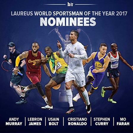Ronaldo - Murray
tranh giải thưởng Laureus Sport