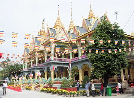 Sóc Trăng: Khánh thành ngôi sa la gần 16 tỷ đồng