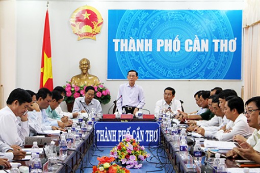 Chủ tịch UBND TP Cần Thơ Võ Thành Thống :

Tăng cường kỷ luật kỷ cương, nâng cao 
chất lượng phục vụ người dân và doanh nghiệp