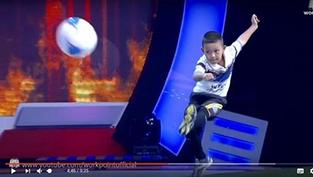 Thái Lan xuất hiện thần đồng
bóng đá 7 tuổi