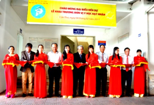 Khai trương Đơn vị y học hạt nhân