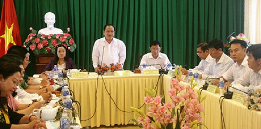 Đồng chí Trần Quốc Trung, Bí thư Thành ủy: Chủ động hiệp đồng với các đơn vị nhận quân trong
suốt quá trình tuyển chọn và gọi công dân nhập ngũ