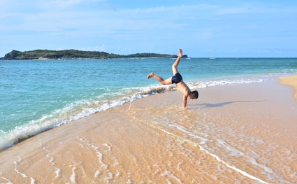 “Bờ biển vàng” giữa trùng dương