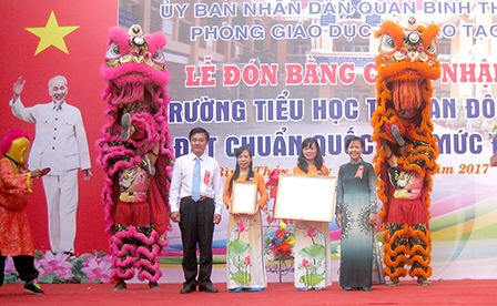 Nỗ lực xây dựng trường đạt chuẩn quốc gia