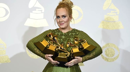 “Họa mi nước Anh” Adele đại thắng Grammy 2017