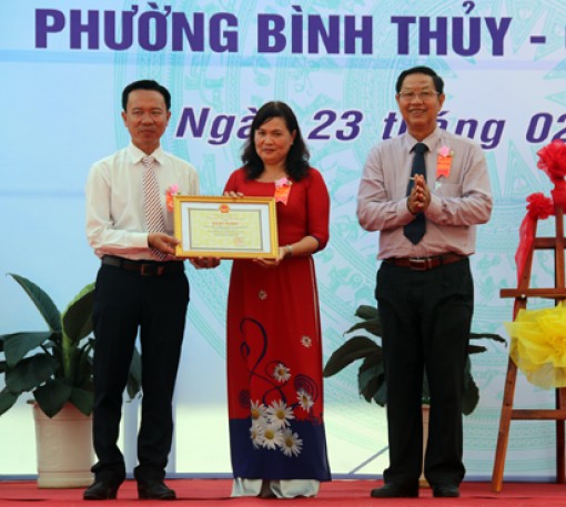 Phường Bình Thủy được công nhận Phường đạt chuẩn văn minh đô thị