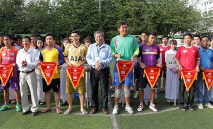 Khai mạc Giải bóng đá mini Cây Mía Vàng lần V-2017