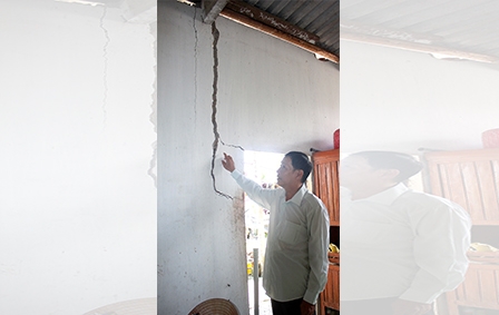 Sớm hỗ trợ và khắc phục sự cố hư hỏng nhà 

dọc 2 bên Quốc lộ 91B