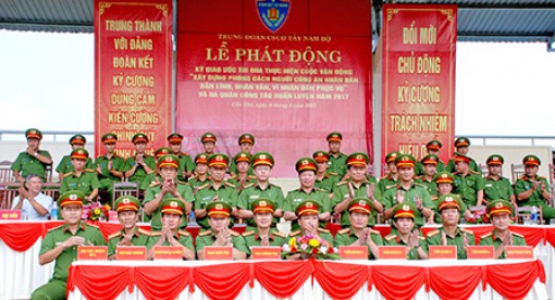 Xây dựng phong cách công an nhân dân