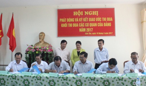 Phát động thi đua hoàn thành xuất sắc nhiệm vụ chính trị được Thành ủy giao