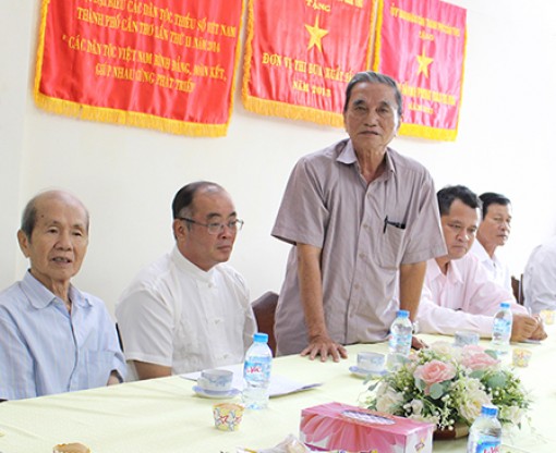 Đoàn đại biểu Quốc hội TP Cần Thơ
tiếp xúc cử tri