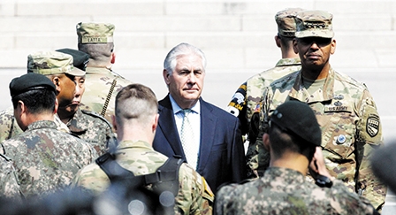 Sứ mệnh khó khăn của ngoại trưởng Mỹ tại Hàn Quốc