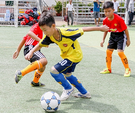 Khai mạc Giải Bóng đá 
học sinh TH và THCS lần 2