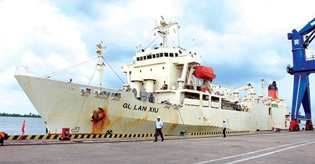 Cảng Tân Cảng -
Cái Cui đón chuyến tàu quốc tế đầu tiên từ Úc cập cảng