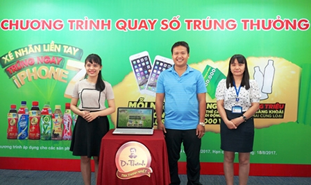 Tập đoàn Number 1  Tân Hiệp Phát tặng 180 Iphone 7 Plus cho khách hàng trong hè 2017