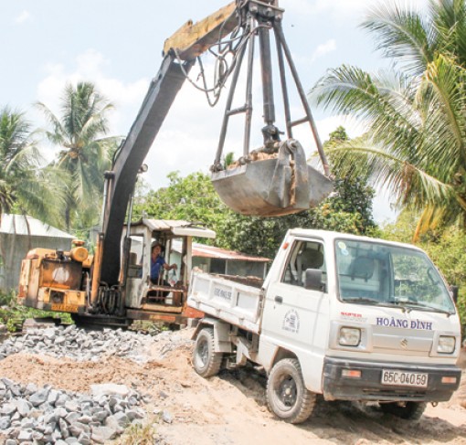 Giá cát xây dựng tăng