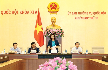 Khai mạc Phiên họp thứ 10
Ủy ban Thường vụ Quốc hội khóa XIV
