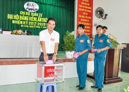 Hơn 35% chi bộ trực thuộc Đảng ủy cơ sở đã tiến hành đại hội