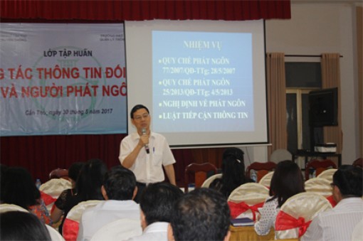 Cung cấp thông tin cho báo chí chuyên nghiệp hơn