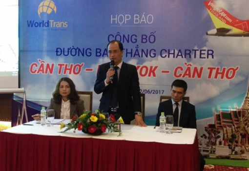 Bay thẳng Cần Thơ - Bangkok với giá
4,8 triệu đồng/vé khứ hồi