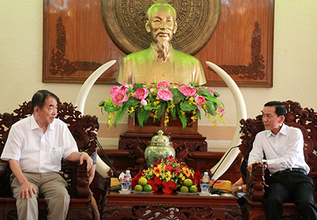 Lãnh đạo thành phố tiếp đoàn Hội Hữu nghị
Nhật Bản - Việt Nam