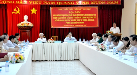 Nâng cao chất lượng học tập và làm theo gương Bác