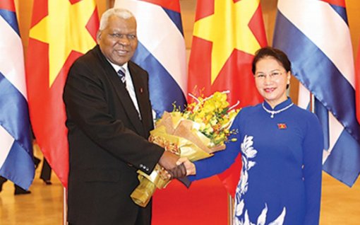 Chủ tịch Quốc hội Nguyễn Thị Kim Ngân hội đàm với Chủ tịch Quốc hội Cộng hòa Cuba