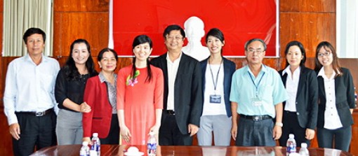 Lãnh đạo thành phố
tiếp tình nguyện viên JICA