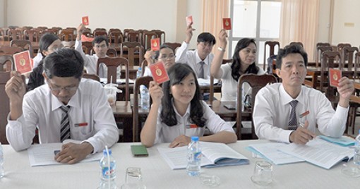 81,05% Chi bộ trực thuộc Đảng ủy cơ sở đã tổ chức đại hội