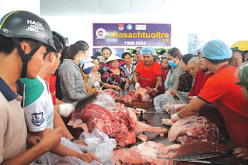 Tổ chức chương trình Hỗ trợ chăn nuôi -
trợ giá người tiêu dùng tại TP Cần Thơ