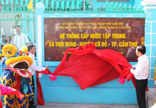 Nâng cao khả năng cấp nước sạch,
đáp ứng nguyện vọng cử tri