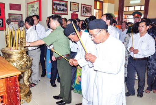 Tổ chức lễ kỷ niệm 115 năm Ngày sinh đồng chí Châu Văn Liêm