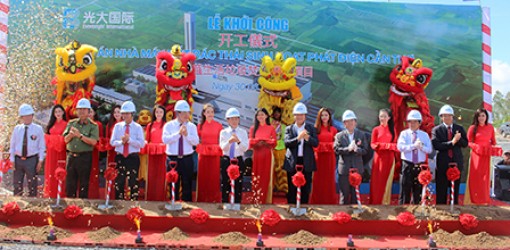 Khởi công xây dựng 
Nhà máy đốt rác phát điện tại TP Cần Thơ