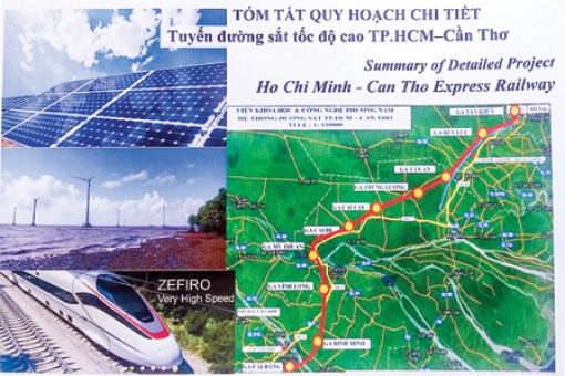 Xúc tiến dự án đường sắt cao tốc TP Hồ Chí Minh - Cần Thơ