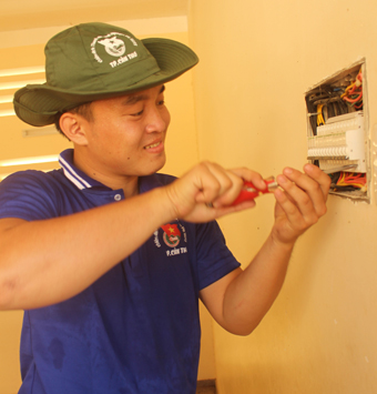 Tình nguyện gắn với chuyên môn