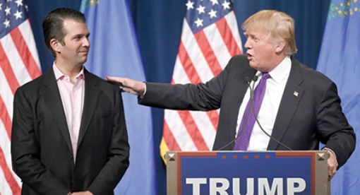 Con trai Tổng thống Trump thừa nhận gặp luật sư Nga