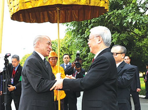 Tổng Bí thư Nguyễn Phú Trọng thăm cấp Nhà nước Vương quốc Campuchia