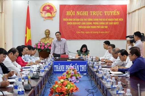 Cần Thơ họp “khẩn” phòng, chống sốt xuất huyết