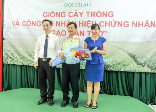 Công bố nhãn hiệu chứng nhận “Gạo Cần Thơ”