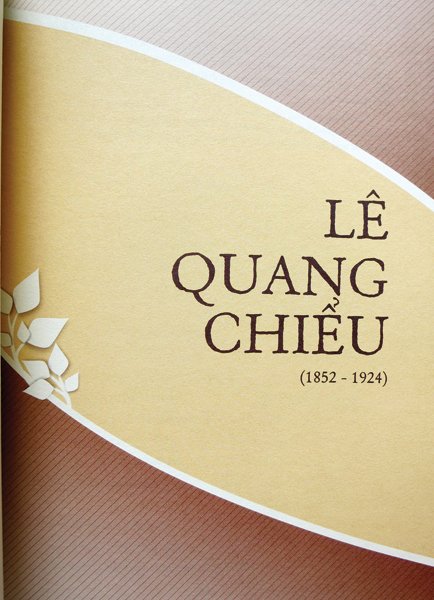 Nhà thơ yêu nước Lê Quang Chiểu