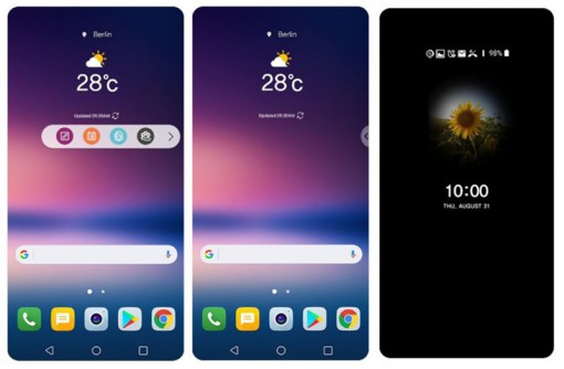 LG V30 sẽ được trang bị thanh điều khiển nổi và mở khóa bằng giọng nói