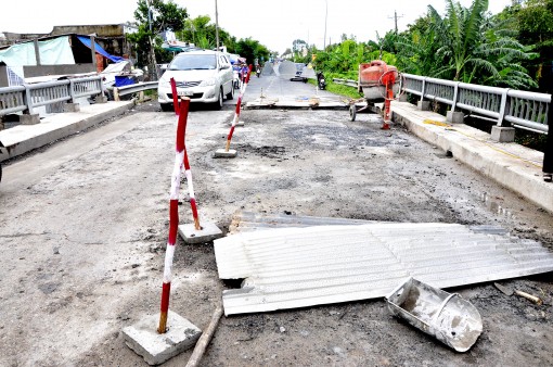 Khẩn trương khắc phục các vị trí mất an toàn giao thông tuyến quốc lộ 80