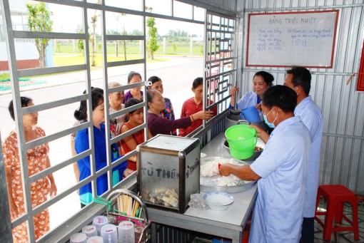 Bếp ăn của bệnh nhân nghèo