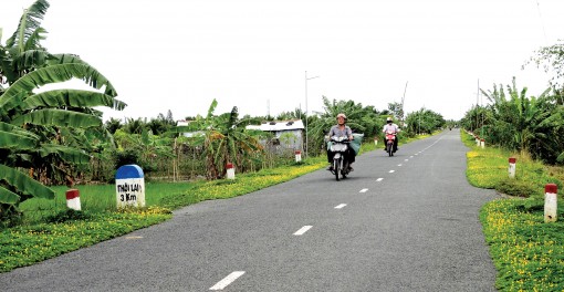Xã Trường Thắng đảm bảo tuyến đường xanh, sạch, đẹp, an toàn