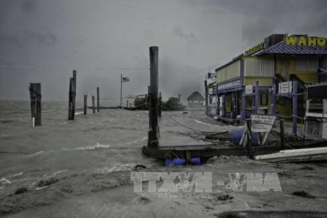 Siêu bão Irma tiến vào đất liền bang Florida