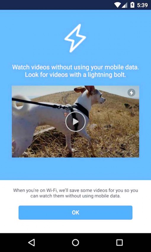 Facebook thử nghiệm tính năng Instant Videos trên Android