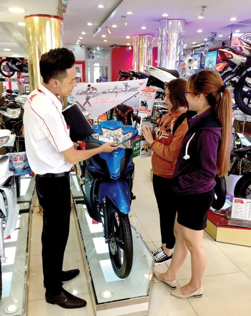 Sôi động thị trường xe gắn máy