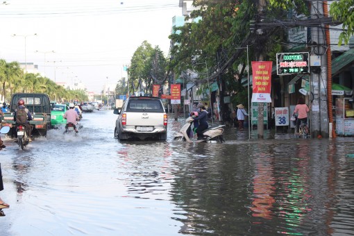 Triều cường, ảnh hưởng dân sinh