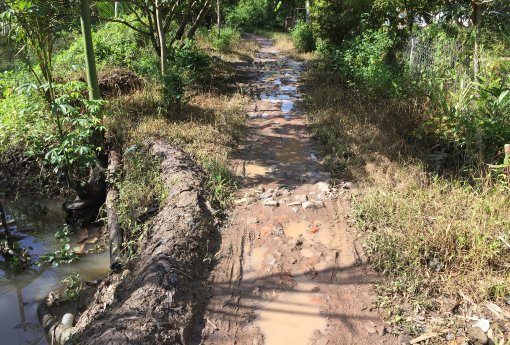 Người dân ấp Nhơn Phú 1 mong thuận tiện giao thương